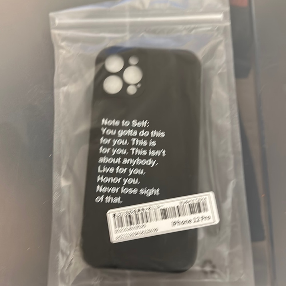 Letter graphic iPhone case